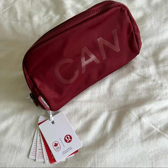 lululemon athletica Handbags - 🆕 Lululemon Everywhere Belt Bag ebb Dark Sport Red Team Canada Olympics